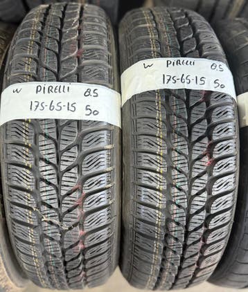 2x 175-65-15 Pirelli Winter 2x 8.5mm €50 Per Band 175 65 15, Ophalen, Gebruikt, 15 inch, 175 mm