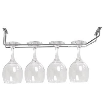 Glazenrek verchroomd staal 40,5cm | voor glazen met voet van, Verzenden, Nieuw in verpakking
