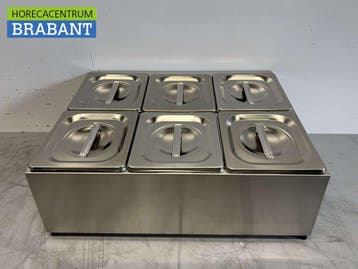 RVS GN bakhouder 6 x 1/6 gastronorm GN 50 cm Horeca, Ophalen of Verzenden, Nieuw in verpakking