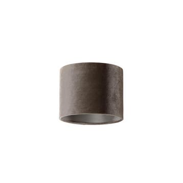 Velours lampenkap taupe rond 18/18/14, Huis en Inrichting, Lampen | Lampenkappen, Verzenden, Nieuw, Rond
