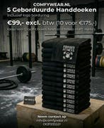 Geborduurde Sporthanddoeken met Logo | €99,- ex btw, Ophalen of Verzenden, Nieuw, Machineborduren, Overige typen