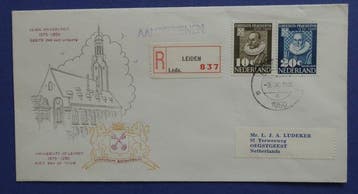 Nederland 1950 - LASTIGE FDC Uitgave J. Boom BO7 Leidse, Gestempeld