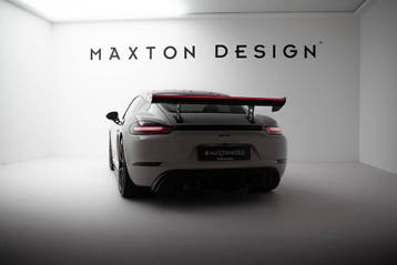 Maxton Carbon Spoiler V.1 met LED Porsche 718 Cayman 982c, Verzenden