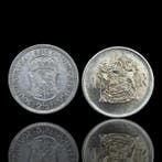 Zuid-Afrika. 2 Silver Coins (1x1 Rand (Dr. T.E. Dönges;