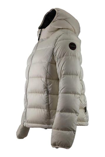 Napapijri Winterjas in maat L Beige, Napapijri, Verzenden, Zo goed als nieuw, Beige