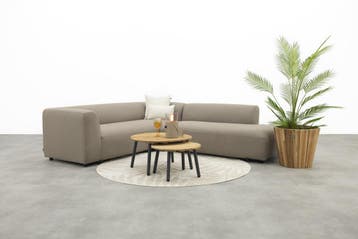 VDG Lissabon/Mindo Sunbrella verwarmde loungeset -, Verzenden, Nieuw, Hout, Loungeset