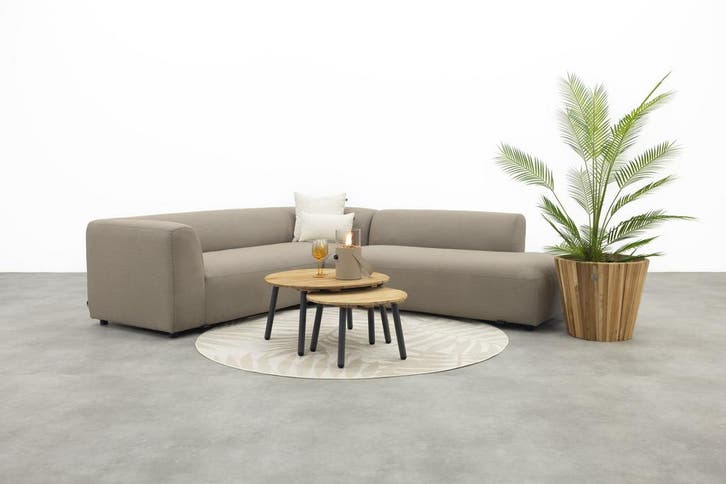 VDG Lissabon/Mindo Sunbrella verwarmde loungeset -, Tuin en Terras, Tuinsets en Loungesets, Loungeset, Nieuw, Hout, Verzenden
