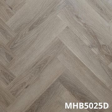Rigide LVT (PVC) visgraat vloer uit voorraad leverbaar, Crème, 75 m² of meer, Overige typen, Visgraat - Herringbone - Waterbestendig