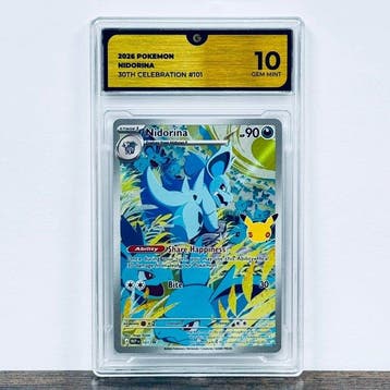 Pokémon Graded card - Nidorina 101 - 30th Anniversary –, Nieuw