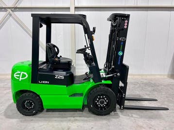 EP | Elektrische Heftruck | “Be Green Edition” | 2.500 kg, Heftruck, Elektrisch, 2000 tot 3000 kg, Verzenden