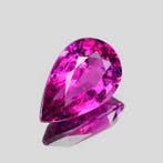 1 pcs Roze, Paars Toermalijn - 7.23 ct - nternational, Nieuw