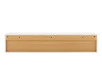 TV-bord LOFT 150 cm hangend wit naturel - 47813, Ophalen of Verzenden, Nieuw