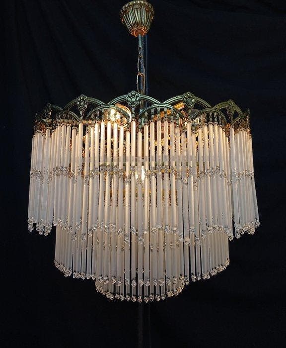 Plafondlamp - Messing, Brons - Italiaanse glans, Huis en Inrichting, Overige Huis en Inrichting