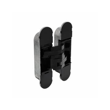 Intersteel Deurscharnier onzichtbaar 130x30mm zamak – zwart, Verzenden, Nieuw