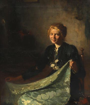Jules Bastien-Lepage (1848-1884), Het naaistertje