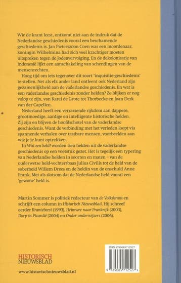 Wat een held! 9789085712527 Martin Sommer, Verzenden, Zo goed als nieuw, Martin Sommer