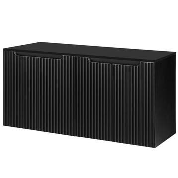 Wastafelonderkast met wastafelblad Newport 120x60x40 cm zwar, Verzenden, Nieuw