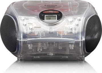Lenco Draagbare Radio CD Speler - Stereo FM Radio en AUX – W, Verzenden, Zo goed als nieuw