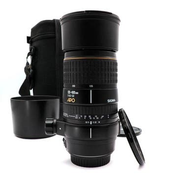 Sigma AF 135-400mm F/4.5-5.6 APO voor Canon EF Telelens, Nieuw