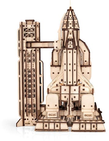 Eco Wood Art Space Shuttle Modelbouw DIY Knutselen, Verzenden, Nieuw