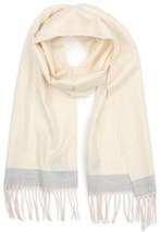 Suitable Sjaal Softfeel Ecru maat one size Heren, Verzenden, Nieuw, Suitable