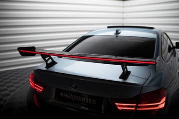 Maxton Carbon Spoiler met LED BMW 4 F32 / 4 F32 M-Pack Coupé, Auto diversen, Verzenden