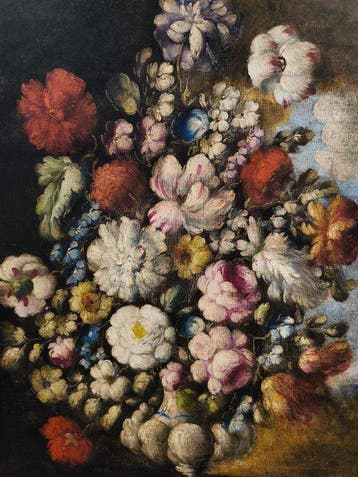 Escuela Barroco Europea (XX) - Vanitas Floral