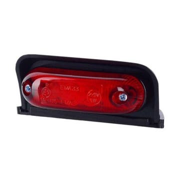 Horpol LED Toplamp Ovaal Rood LD-231, Ophalen of Verzenden, Nieuw