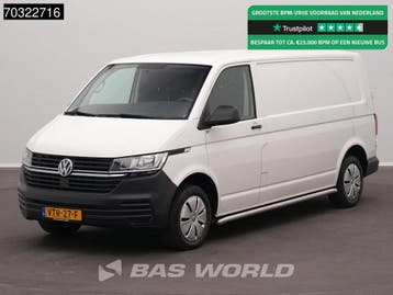 Volkswagen Transporter 110pk L2H1 Airco Parkeersensoren Euro, Stof, Gebruikt, Euro 6, Volkswagen
