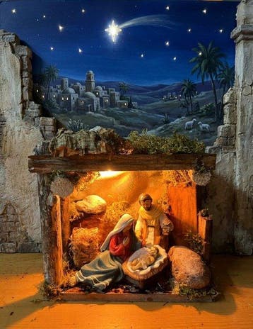 Kerststal - Hout, Hars, Antiek en Kunst