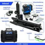 ToolLine | Kruislijnlaser met statief | 4 x 360° | 16-lijnen, Verzenden, Nieuw, Afstand