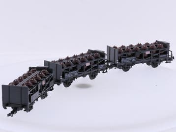 Schaal H0 Piko 5/6454/0909, 5/6454/0919 en 6454/0929 set..., Hobby en Vrije tijd, Modeltreinen | H0, Gebruikt, Gelijkstroom, Wagon