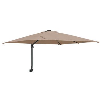 Design Parasol Zonne-energie - Laatste Stuk!, Muurparasol, Kantelbaar, Zo goed als nieuw, 2 tot 3 meter