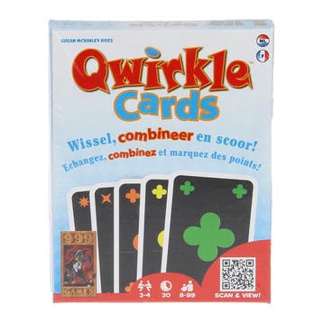999 Games Qwirkle kaartspel kleurri van €13,99 voor €7,00, Ophalen of Verzenden, Nieuw