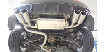 FOX Subaru Impreza GHD hatchback einddemper cross exit recht, Auto-onderdelen, Uitlaatsystemen, Verzenden, Nieuw