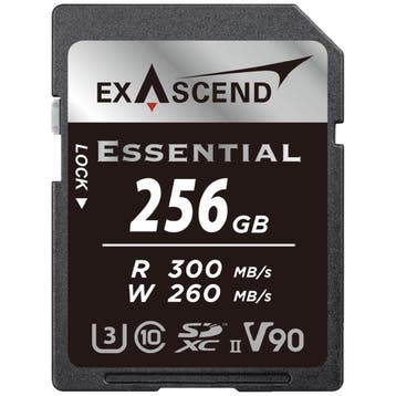 Exascend Essential UHS-II SD Card(V90) 256GB, Ophalen of Verzenden, Nieuw, Overige typen, Overige merken
