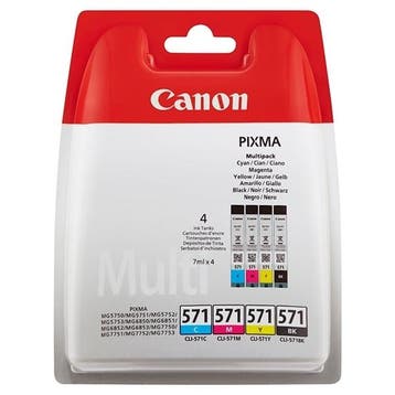 Canon CLI-571 multipack BK/C/M/Y Inktcartridge (origineel), Verzenden, Nieuw, Cartridge, Canon