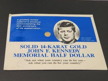 Verenigde Staten. 1/2 Dollar John F. Kennedy Memorial Gold