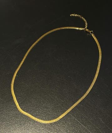 No-Fade Goud-Stijl Vergulde Slangenketting Sieraden, Sieraden, Tassen en Uiterlijk, Kettingen, Overige materialen, Verstelbaar