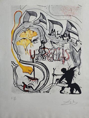 Salvador Dali (1904-1989) - Memories of Surrealism. Angel of