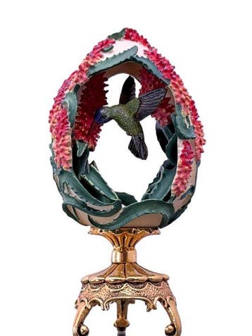 Fabergé ei - Keizerlijk kolibrie-ei met 24-karaats