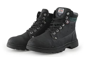 Polo Ralph Lauren Veterboots in maat 43 Zwart, Verzenden, Zwart, Boots, Polo Ralph Lauren