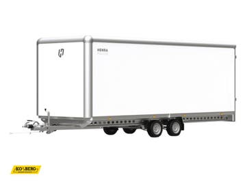 Henra Gesloten plateauwagen 351x185x220 3500k -, Ophalen of Verzenden, Nieuw