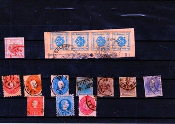 Oostenrijk 1856/1945 - Klassieke krantenstempelmerken,, Gestempeld