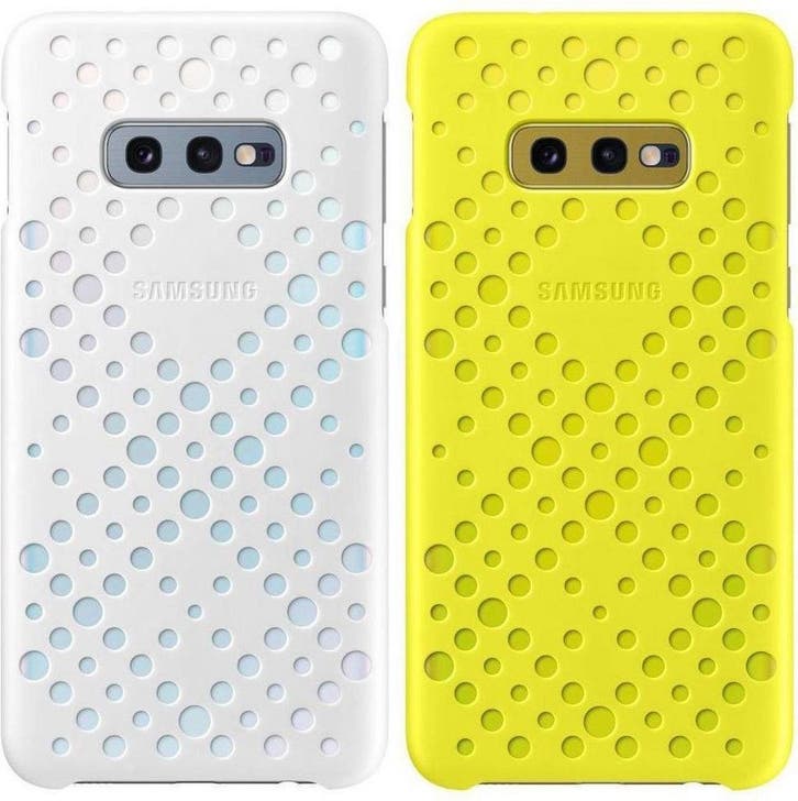 Samsung Pattern cover - wit/geel - voor Samsung Galaxy S10e, Telecommunicatie, Mobiele telefoons | Hoesjes en Frontjes | Overige merken