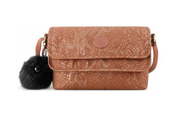 Kipling Schoudertas Bruin, Verzenden, Zo goed als nieuw, Bruin