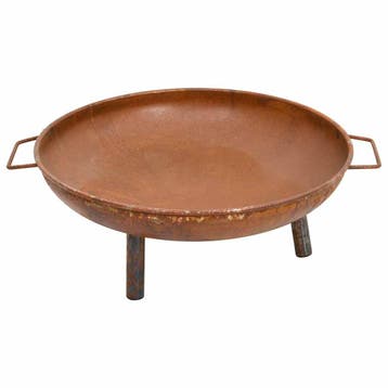 vidaXL Vuurplaats 67,5x58x22,5 cm staal, Verzenden, Nieuw