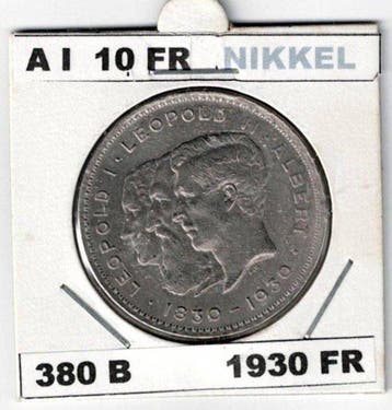 België. Albert I. 10 Francs 1930FR morin 380B uitsekende, Postzegels en Munten, Munten | Nederland