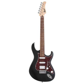 Cort G110 OPBK ST-Style Elektrische Gitaar Black, Ophalen of Verzenden, Nieuw