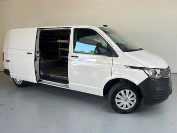 Volkswagen Transporter Servicewagen 2.0 TDI 110pk euro6 L2H1, Stof, Gebruikt, Euro 6, Volkswagen